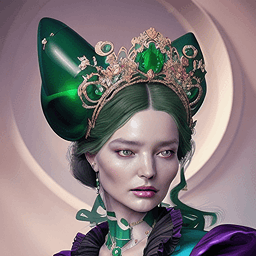Emerald Crown AI avatar/profile picture for women